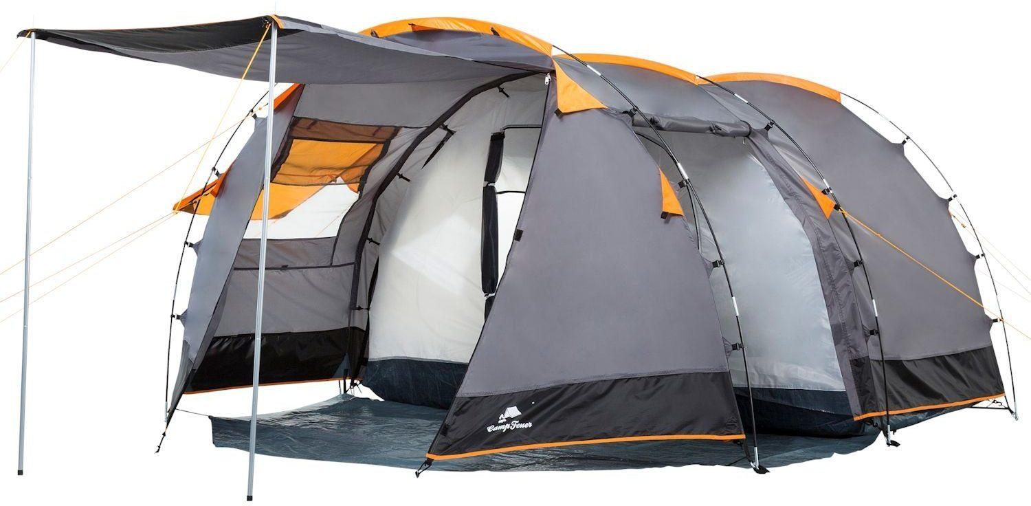 CampFeuer Tunnel Tent 4 (1018, grey) Test - TOP Angebote ab 189,95 €  (Oktober 2022)