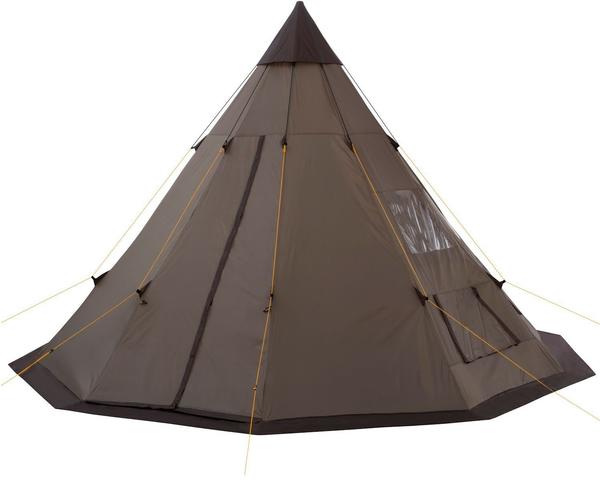 Tipi-Zelt Ausstattung & Bewertungen CampFeuer Indian Tent (Teepee, brown)