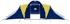 vidaXL Camping Tent blue/yellow (590 x 400 x 185cm)