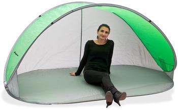 Dema Pop-Up Strandmuschel gr&uuml;n/grau