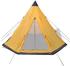 vidaXL Tipi 4P yellow