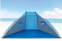 Strandmuschel EXPLORER "Strandmuschel", blau, Zelte, B/H/L: 120cm x 120cm x 270cm,