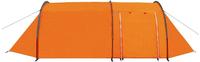 vidaXL Camping Tent (395 x 180 x 110cm) orange/grey