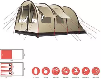 Grand Canyon Tunnelzelt HELENA 3 – Grand Canyon Tunnelzelt HELENA 3: Ihr perfekter Begleiter für Outdoor-Abenteuer