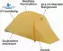 Big Agnes Fly Creek HV UL1 Bikepack (yellow)