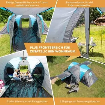 Skandika Hammerfest 4, Plus Version – Robustes Gestänge und einfache Handhabung