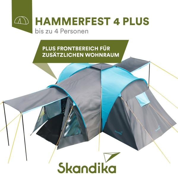 Kuppelzelt Eigenschaften & Allgemeine Daten Skandika Hammerfest 4, Plus Version