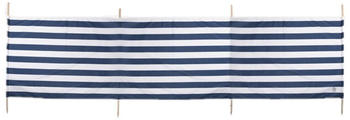 Bo-Camp Strand Windschutz, 350x90cm, blau/wei&szlig;