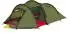 High Peak Falcon 4 LW Tunnelzelt mit Vorbau, 4-Personen, pesto/rot