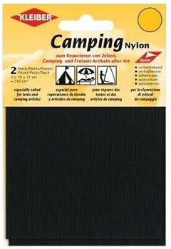 Kleiber Camping Nylon-Reparaturmaterial, schwarz