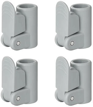 ProPlus Zeltstangen Rohrklemme, 19-22mm, grau