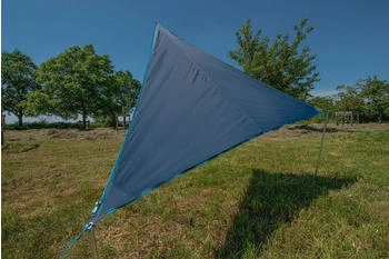 BENT Zip Canvas verbindbares Sonnensegel, 250x250cm, dunkelblau