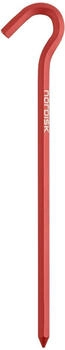Nordisk Zeltheringe, Aluminium, rot, 6 Stück
