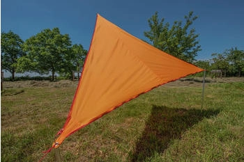 BENT Zip Canvas verbindbares Sonnensegel, 250x250cm, orange