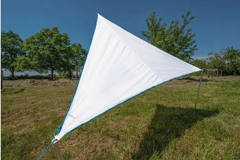 BENT Zip Canvas verbindbares Sonnensegel, 250x250cm, weiß