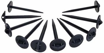 Cartrend Zelthering für Bodenplane, 10 Stück, 9 cm, Kunststoff (10388)