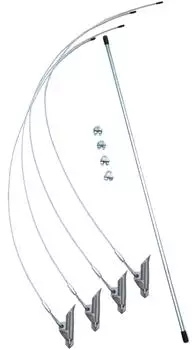 ShelterLogic Erdanker 107 cm Aluminium
