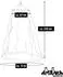 Amanka Moskitonetz XXL 2,5x12m WHO 180 Mesh/6,45cm² Transparent (16149)