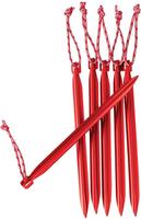 MSR 05808, MSR Mini Groundhog 15cm 6er Zelthering-Set-Rot-15, Kostenlose