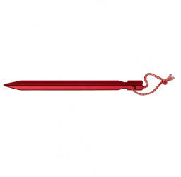 Relags BasicNature Y-Stake Zelthering, 18cm, rot, 5er Pack