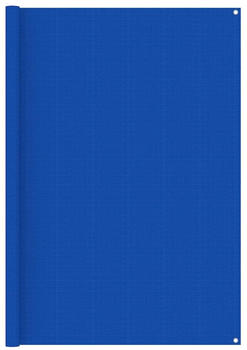 vidaXL Zeltteppich 200x400 cm Blau HDPE
