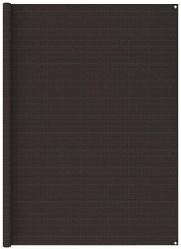 vidaXL Zeltteppich 250x250 cm Braun