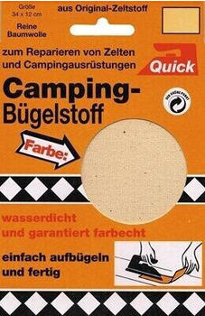 Kleiber Camping-Bügelstoff, grau