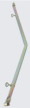 DWT Dachauflagestange abgewinkelt, Stahl, Ø 22mm, 110-180cm