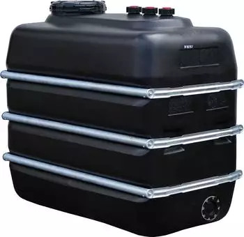 Graf Raumspartank 2500L, Schwarz, lebensmittelechtes PE (Raumspartank 2500)