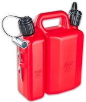 Arnold Kombikanister 6011-X2-7007, f&uuml;r 3L Benzin & 1,5L &Ouml;l, rot, mit...