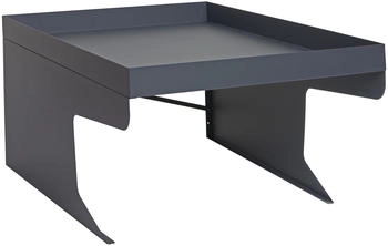 Mendler XL Mähroboter-Garage mit Pflanzkasten HWC-G60 Metall 47x70x100cm anthrazit