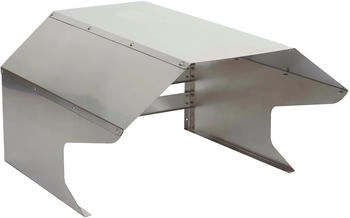 Mendler Mähroboter-Garage HWC-L43 Metall 40x59x69cm Edelstahl