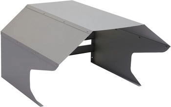 Mendler Mähroboter-Garage HWC-L43 Metall 40x59x69cm grau