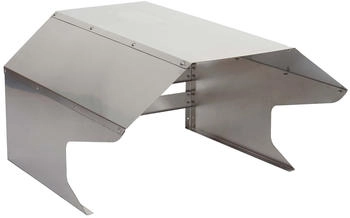 Mendler Mähroboter-Garage MCW-L43 Metall 40x59x69cm Edelstahl