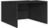 vidaXL Mähroboter-Garage 86x90x52/57 cm Poly Rattan Schwarz