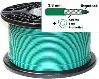 GENISYS Sicherheitskabel Xtreme Safe-Protection &Oslash;3,8mm 250m f&uuml;r Landroid (Kabel-3,8XtS-V-250-Wo)