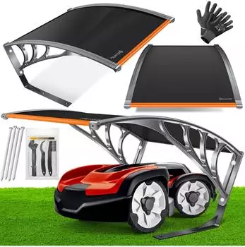 Kesser M&auml;hroboter-Garage Carport &Uuml;berdachung, witterungsbest&auml;ndig, 82x103x47cm