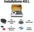 Home Deluxe Mähroboter Installations-Kit Begrenzungskabel, Erdnägel, Kabelverbinder, Größe L (31510_IT)