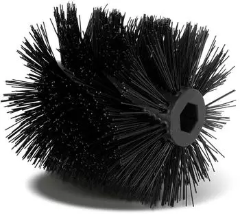 Eberth Kehrwalze 255mm einseitig, Kunststoff mit harten Borsten (4260307358822)