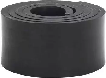 vidaXL Gummikante für Schneepflug Schwarz 150x10x1cm