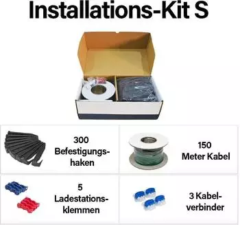 Home Deluxe LADO S Mähroboter Installations-Kit, Begrenzungskabel & Erdnägel (31508_IT)