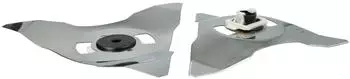 vhbw Ersatzmesser für Robomow RS625U, RS625 Pro, Edelstahl, silber (180555237-18)