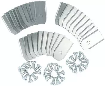 vhbw Ersatzmesser für Ferrex R800 Easy / R800 Easy+, silber, Stahl, 30 Stück (134396957-42)