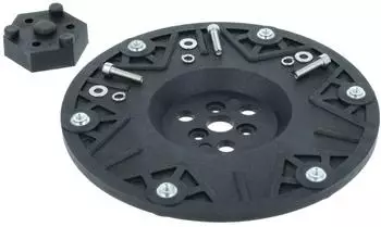 vhbw Messerteller für Worx Landroid M500, M700, WR167E, Vision M600, M1000, schwarz (182898554-4)