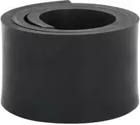 vidaXL Gummileiste f&uuml;r Schneepflug Schwarz 80x10x1 cm