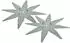 vhbw Ersatz-Messer (8-Stern) für Zucchetti Lizard 200Z05100A, grau, Stahl, 2er-Pack (183501428-5)