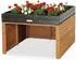 WONDERMAKE Mährobotergarage XXL mit Pflanzkasten, Holz, Flachdach (21002)
