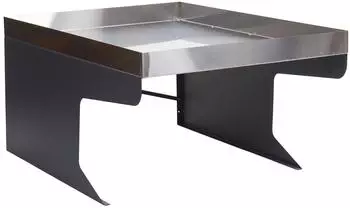 Proregal M&auml;hroboter-Garage XL Mit Pflanzkasten 47x70x100cm Metall Edelstahl Anthrazit