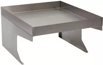Proregal M&auml;hroboter-Garage Mit Pflanzkasten 37x60x70cm Metall Edelstahl