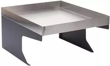Proregal M&auml;hroboter-Garage Mit Pflanzkasten 37x60x70cm Metall Edelstahl Anthrazit